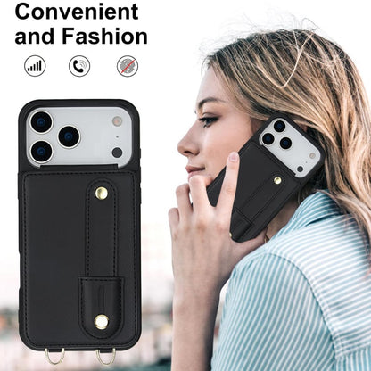 Telefoonhoesje met pasjeshouder en draagkoord voor iPhone 17 Pro Max