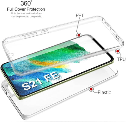 Transparant 360 graden hoesje voor Galaxy S21 FE