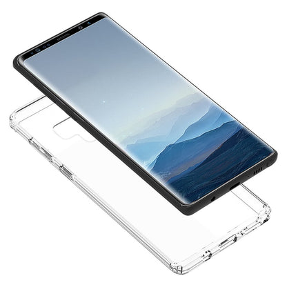 Transparant hybride telefoonhoesje met schokbestendige bumper