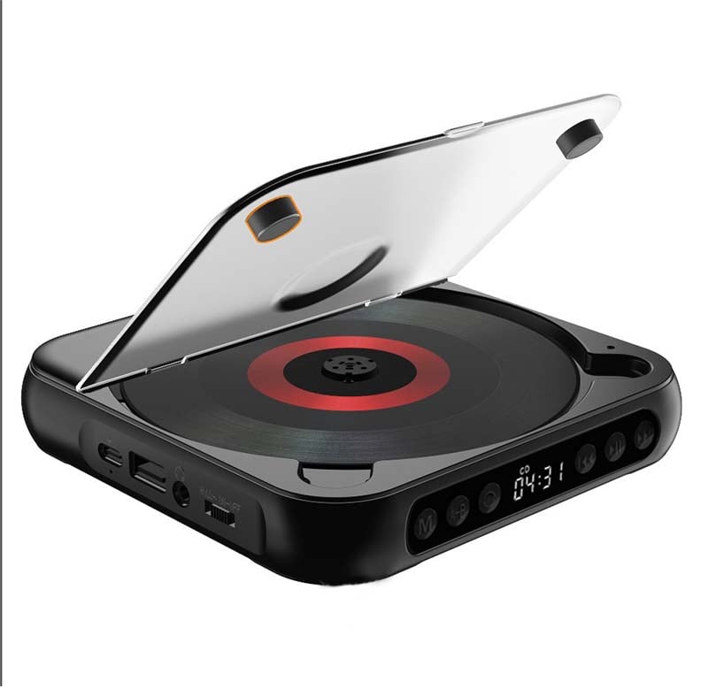 Draagbare cd-speler met bluetooth en oplaadbare batterij