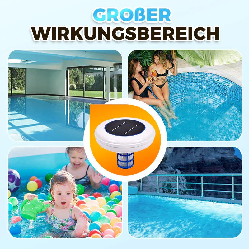 Zonne-energie zwembadionisator voor kristalhelder water | LE30244495-2