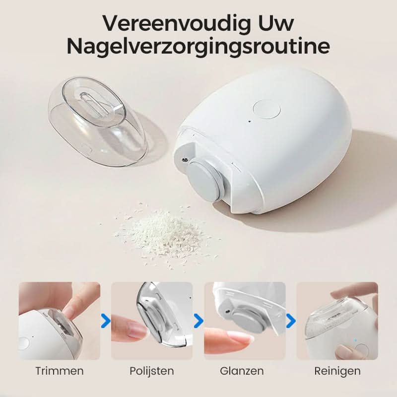 Elektrische automatische nagelvijl met veiligheidsmechanisme