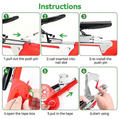 Handmatige plantenbindmachine voor groenten en fruit