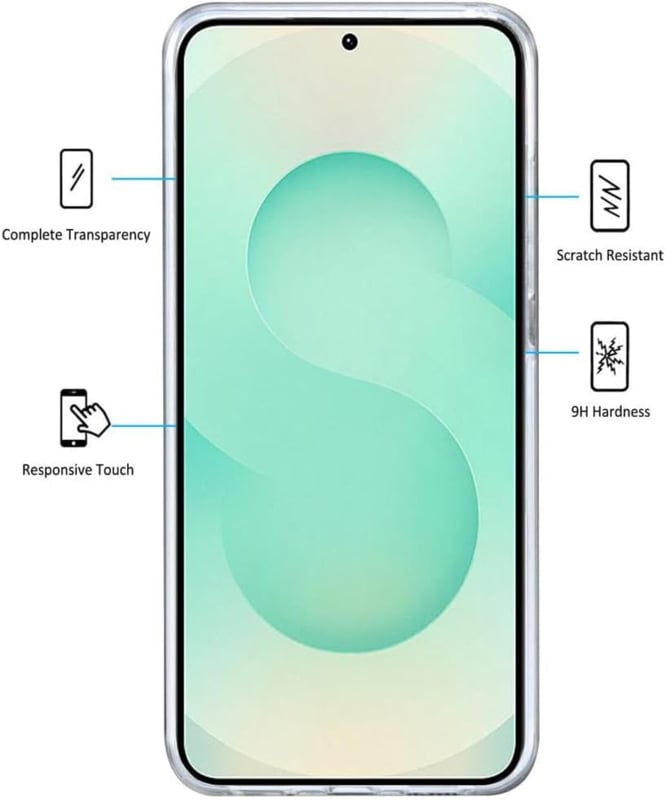 Transparant 360 Graden Telefoonhoesje voor Galaxy S25 Plus
