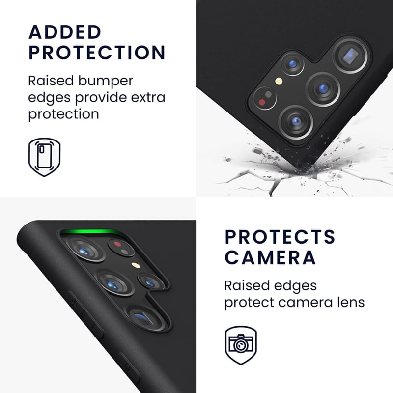 Flexibel TPU telefoonhoesje voor Galaxy S22 Ultra