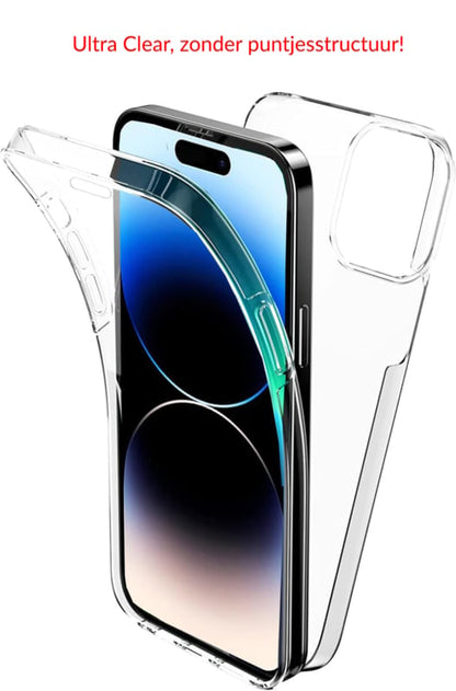 Transparant 360 graden hoesje voor iPhone 14 Pro