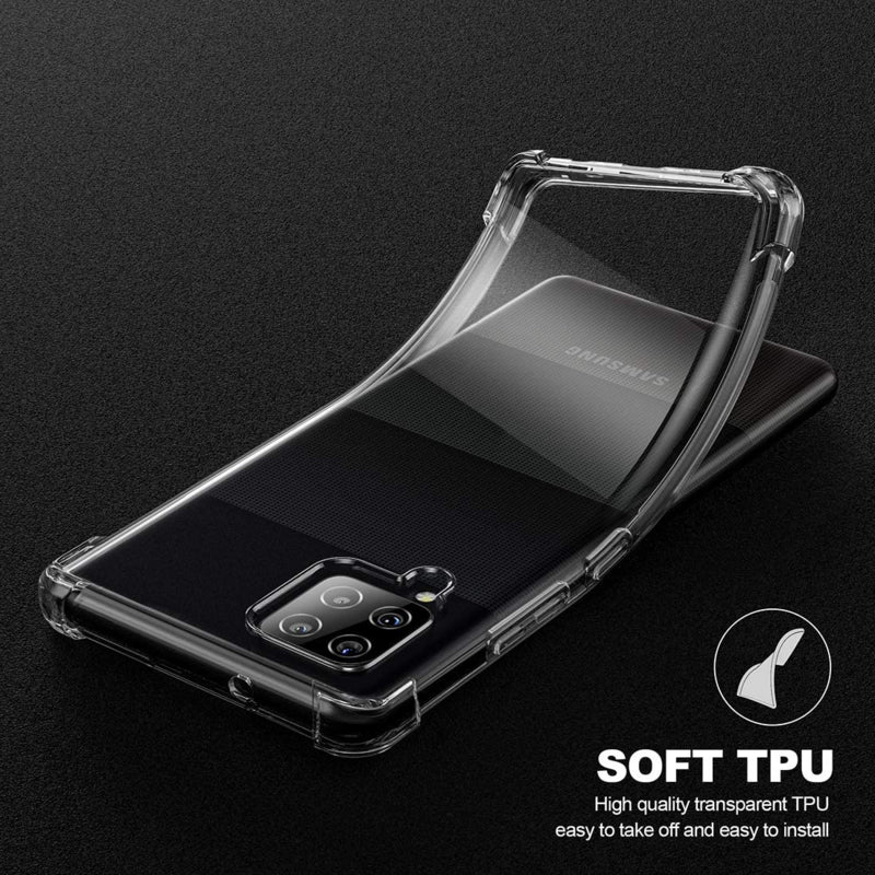 Transparant TPU telefoonhoesje met Air Cushion voor Samsung Galaxy A42