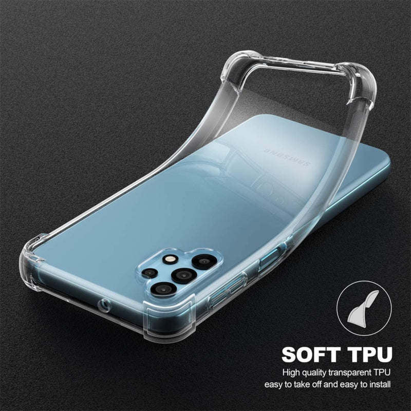 Transparant TPU hoesje met schokbestendige hoekkussens voor Samsung Galaxy A32 5G