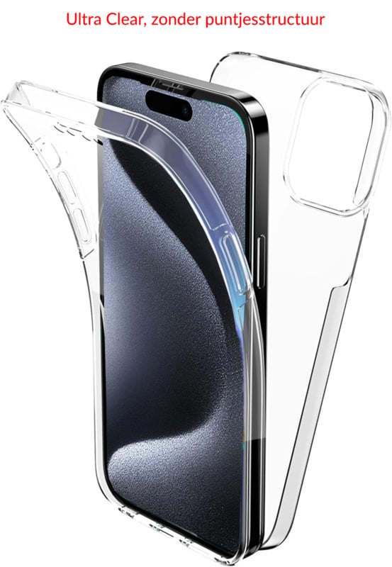 Transparant 360° telefoonhoesje voor iPhone 17 Pro Max