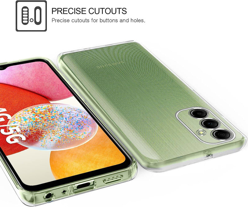 Transparant 360 Graden Telefoonhoesje voor Samsung Galaxy A14