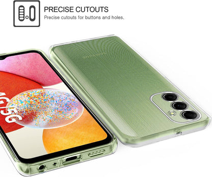 Transparant 360 Graden Telefoonhoesje voor Samsung Galaxy A14