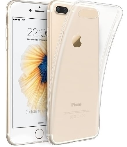 Transparant TPU telefoonhoesje voor iPhone 7 Plus en 8 Plus