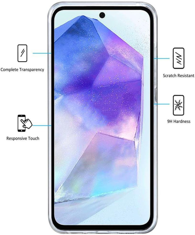 Transparant 360 Graden Hoesje voor Samsung Galaxy A55 5G