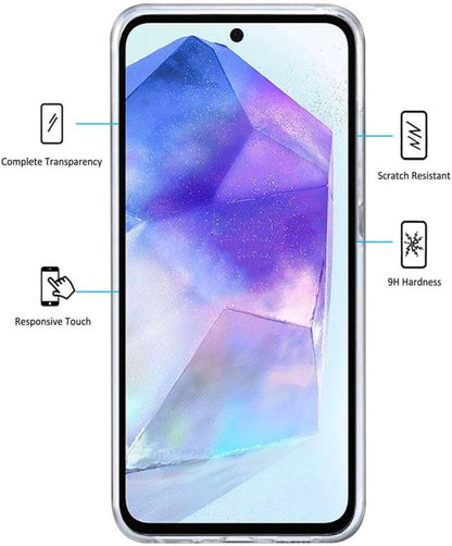 Transparant 360 Graden Hoesje voor Samsung Galaxy A55 5G