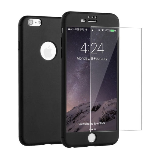360 Graden telefoonhoesje met tempered glass voor iPhone 6 / 6S