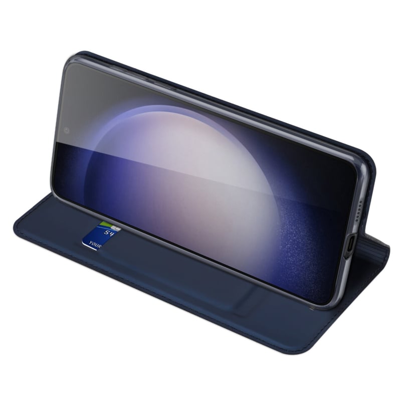 Leren flip case met pashouder voor Galaxy S24