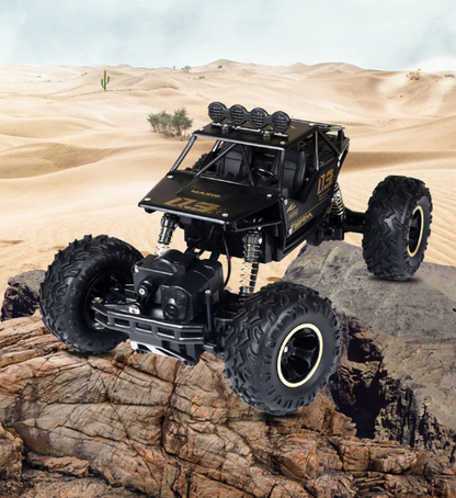 RC offroad auto met vierwielaandrijving en schokbestendige vering