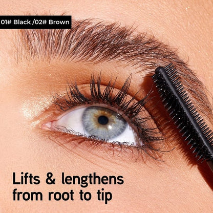 Waterbestendige tubing mascara met verlengend micro-borsteltje