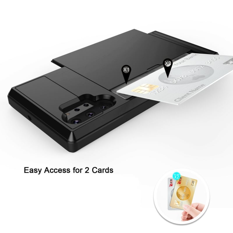 Slide Armor Hoesje voor Galaxy Note 10 met Pashouder