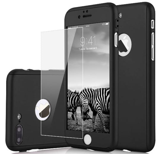 360 Graden Telefoonhoesje voor iPhone 7 Plus / 8 Plus met Screenprotector