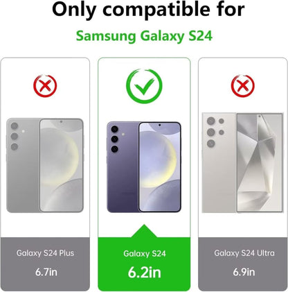 Transparant 360 graden hoesje voor Samsung Galaxy S24