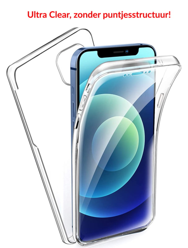 Transparant 360 graden telefoonhoesje voor iPhone 12 Mini