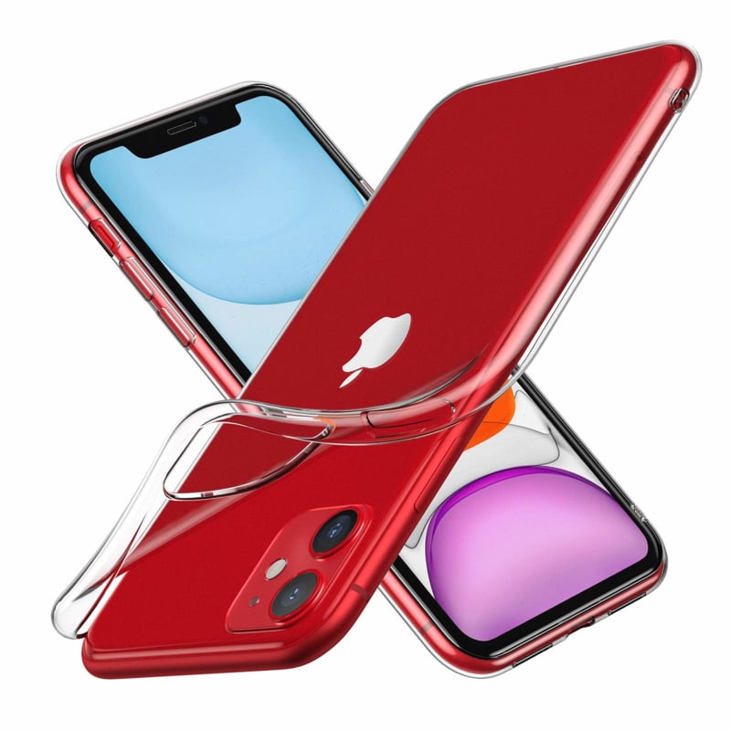 Transparant TPU Telefoonhoesje voor iPhone 11 met Draadloos Opladen