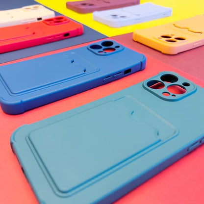 TPU telefoonhoesje met pasjesvakje voor iPhone 12 Pro Max