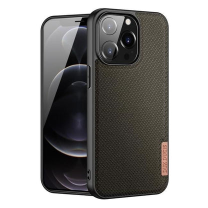 Hybride telefoonhoesje met geweven structuur voor iPhone 13 Pro
