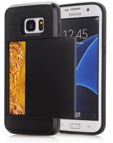 Slide Armor telefoonhoesje voor Galaxy S7 met pashouder
