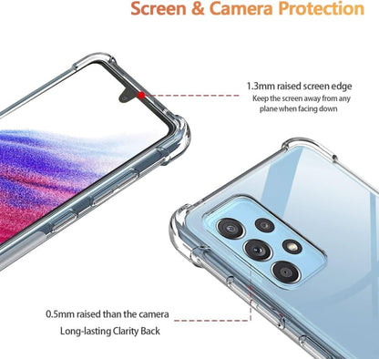 Transparant TPU Hoesje met Air Cushion Schokbescherming voor Galaxy A53 5G