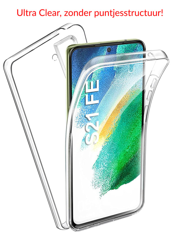 Transparant 360 graden hoesje voor Galaxy S21 FE
