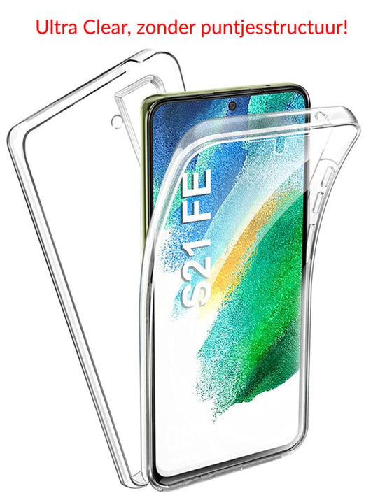 Transparant 360 graden hoesje voor Galaxy S21 FE