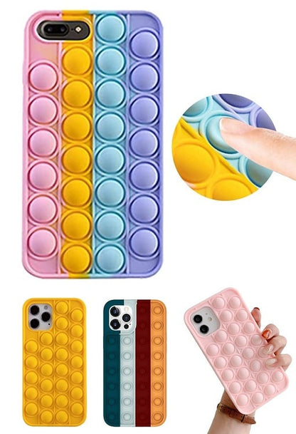 Siliconen Pop It Telefoonhoesje voor iPhone 7 Plus / 8 Plus