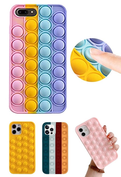 Siliconen Pop It Telefoonhoesje voor iPhone 7 Plus / 8 Plus