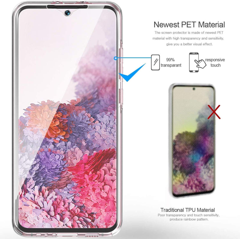 Transparant 360 graden telefoonhoesje voor Galaxy S20 FE