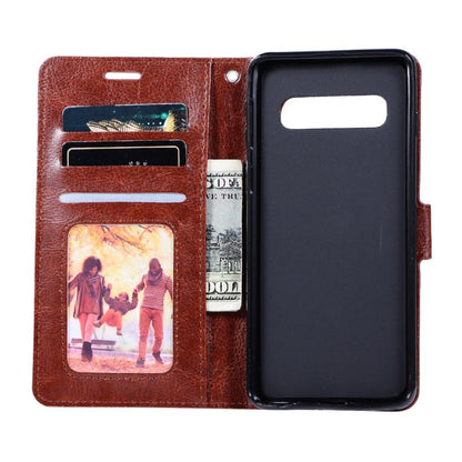 Leren Portemonnee Hoesje Met Pasfotovakje voor Galaxy S10