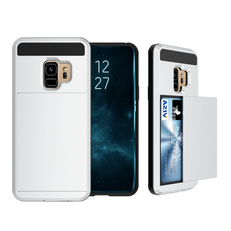 Slide Armor telefoonhoesje met pashouder voor Galaxy S9 Plus