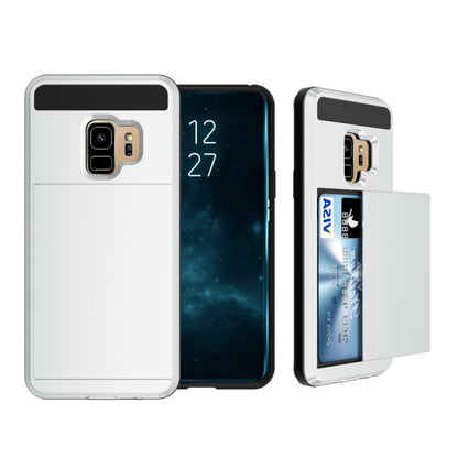 Slide Armor telefoonhoesje met pashouder voor Galaxy S9 Plus