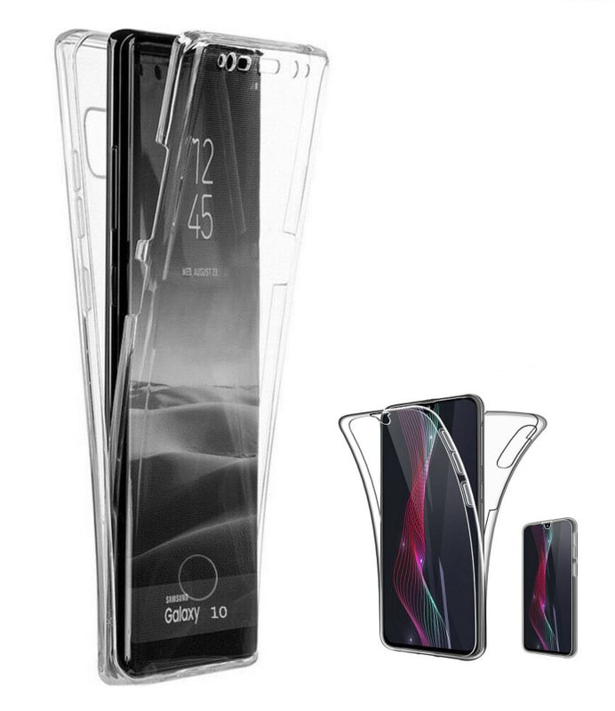 Transparant TPU telefoonhoesje met 360 graden bescherming voor Galaxy Note 10 Plus