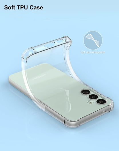 Transparant TPU telefoonhoesje met Air Cushion voor Samsung Galaxy S24 FE
