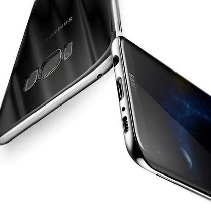 TPU backcover voor Samsung Galaxy S8 met gegalvaniseerde rand