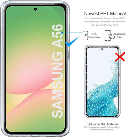 Transparant 360 Graden Telefoonhoesje voor Samsung Galaxy A56 5G