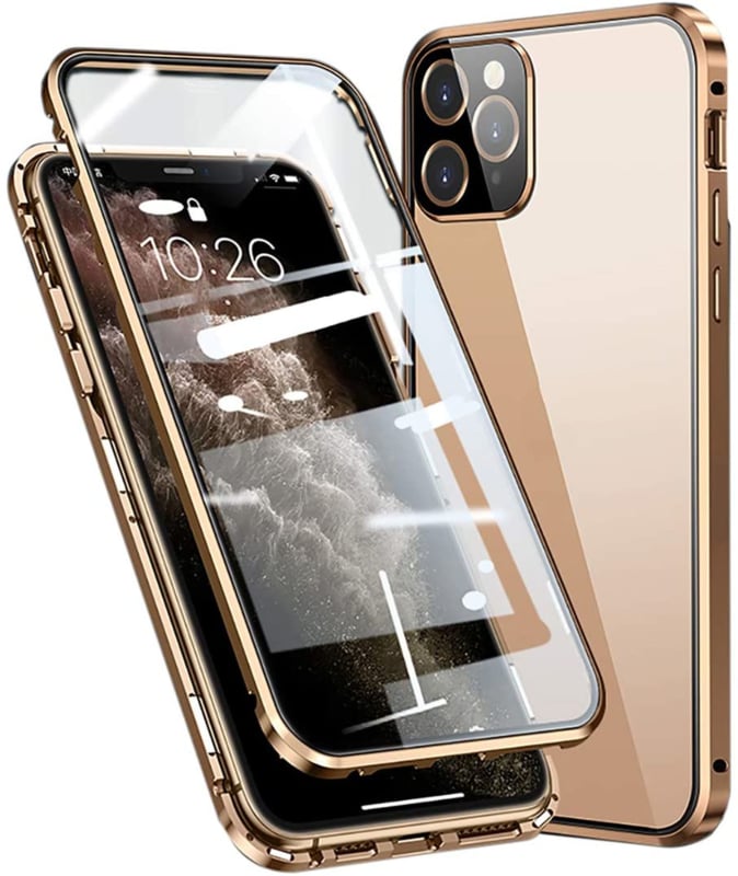 Magnetisch Telefoonhoesje met Dubbelzijdig Glas voor iPhone 13 Mini