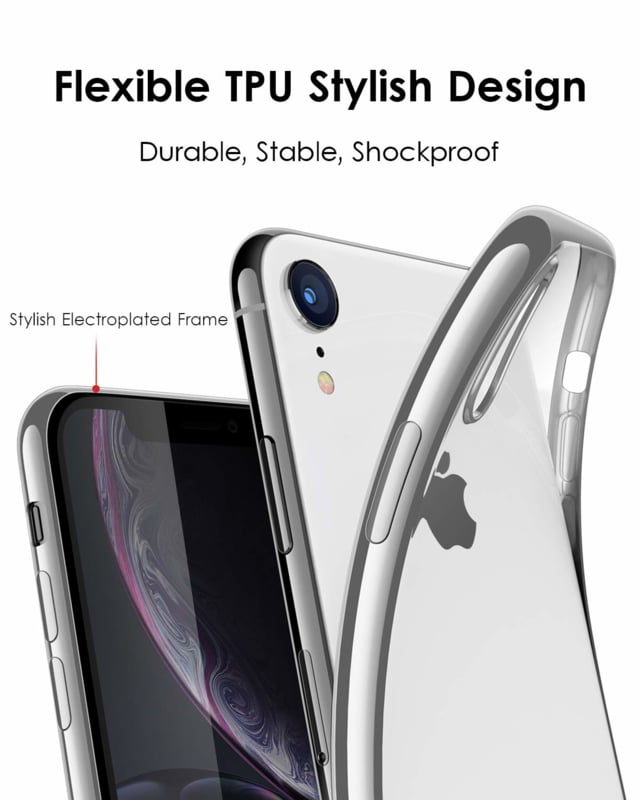 Soft TPU Hoesje voor iPhone Xr met Coating