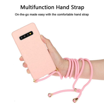 Galaxy S10 TPU crossbody hoesje met koord