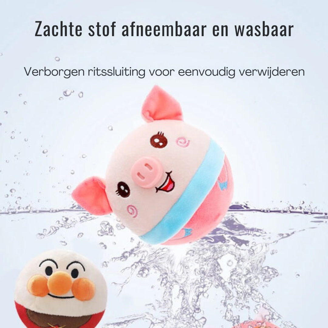 Interactieve hondenspeelbal met automatische beweging en geluidseffecten