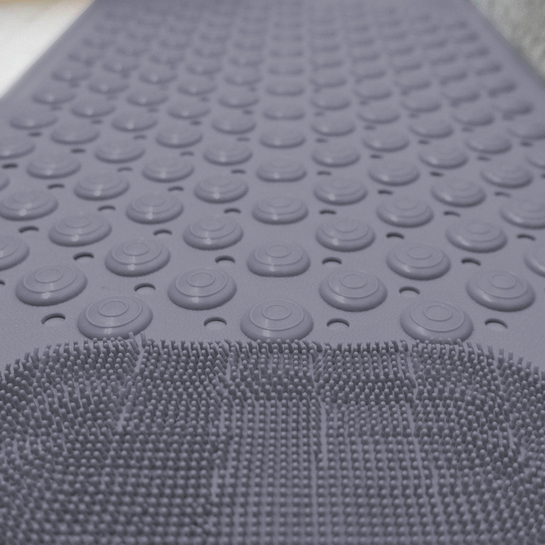 Antislip badmat met zuignappen en waterafvoer