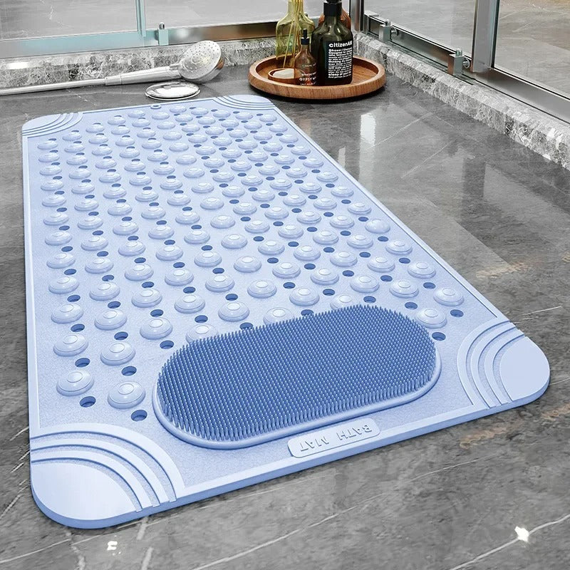 Antislip badmat met zuignappen en waterafvoer