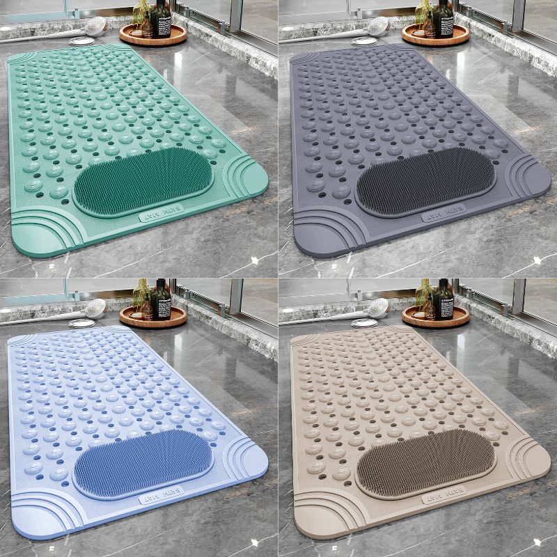 Antislip badmat met zuignappen en waterafvoer
